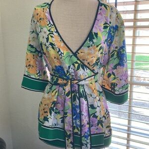 Ann Taylor Tropical Wrap